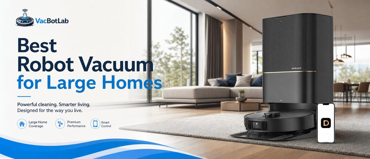 Best Robot Vacuum for Large Homes 2026 – VacBotLab