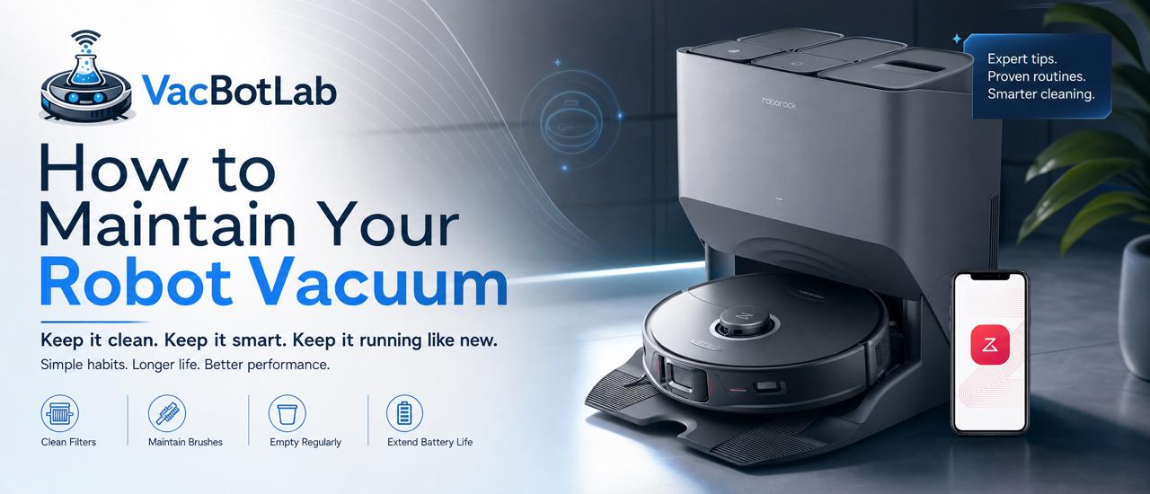 How to Maintain Your Robot Vacuum 2026 – VacBotLab
