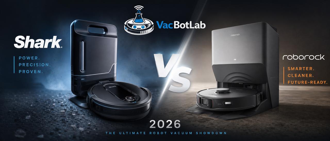 Shark vs Roborock 2026 – VacBotLab